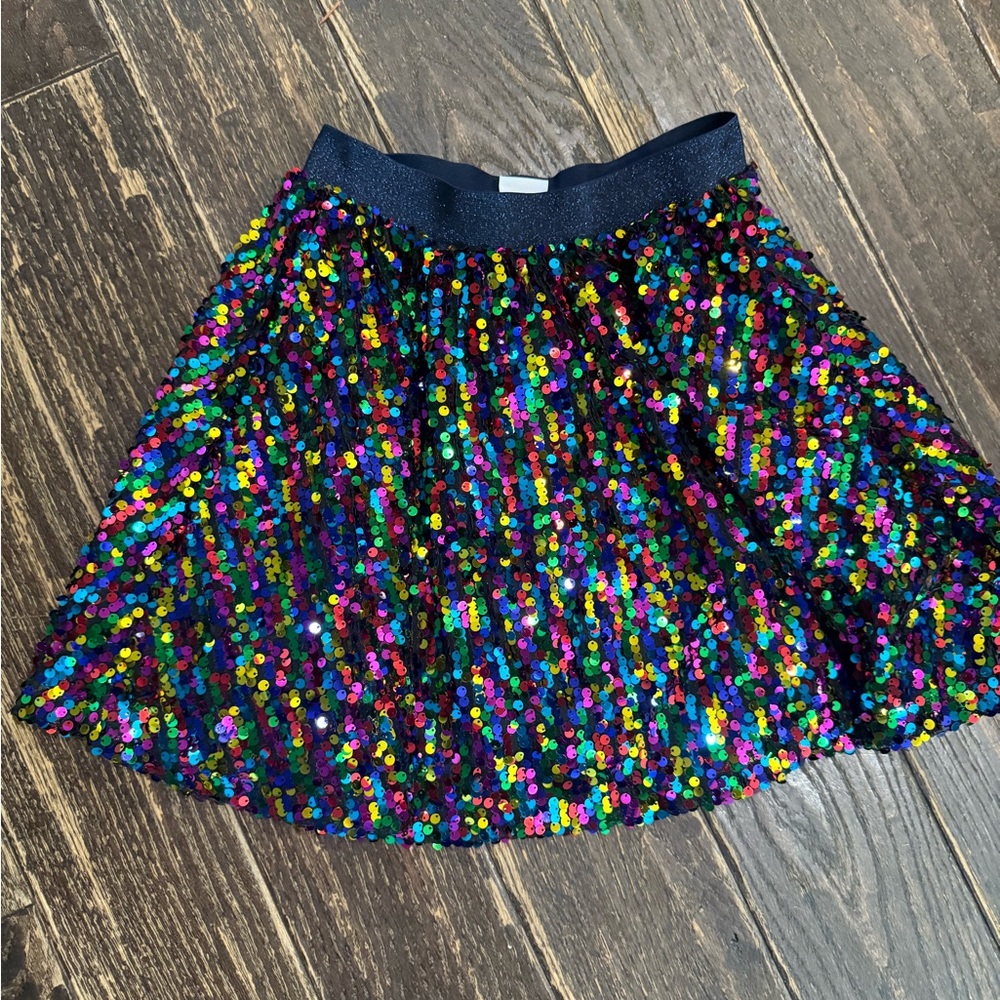Multicolor Sequin Skirt